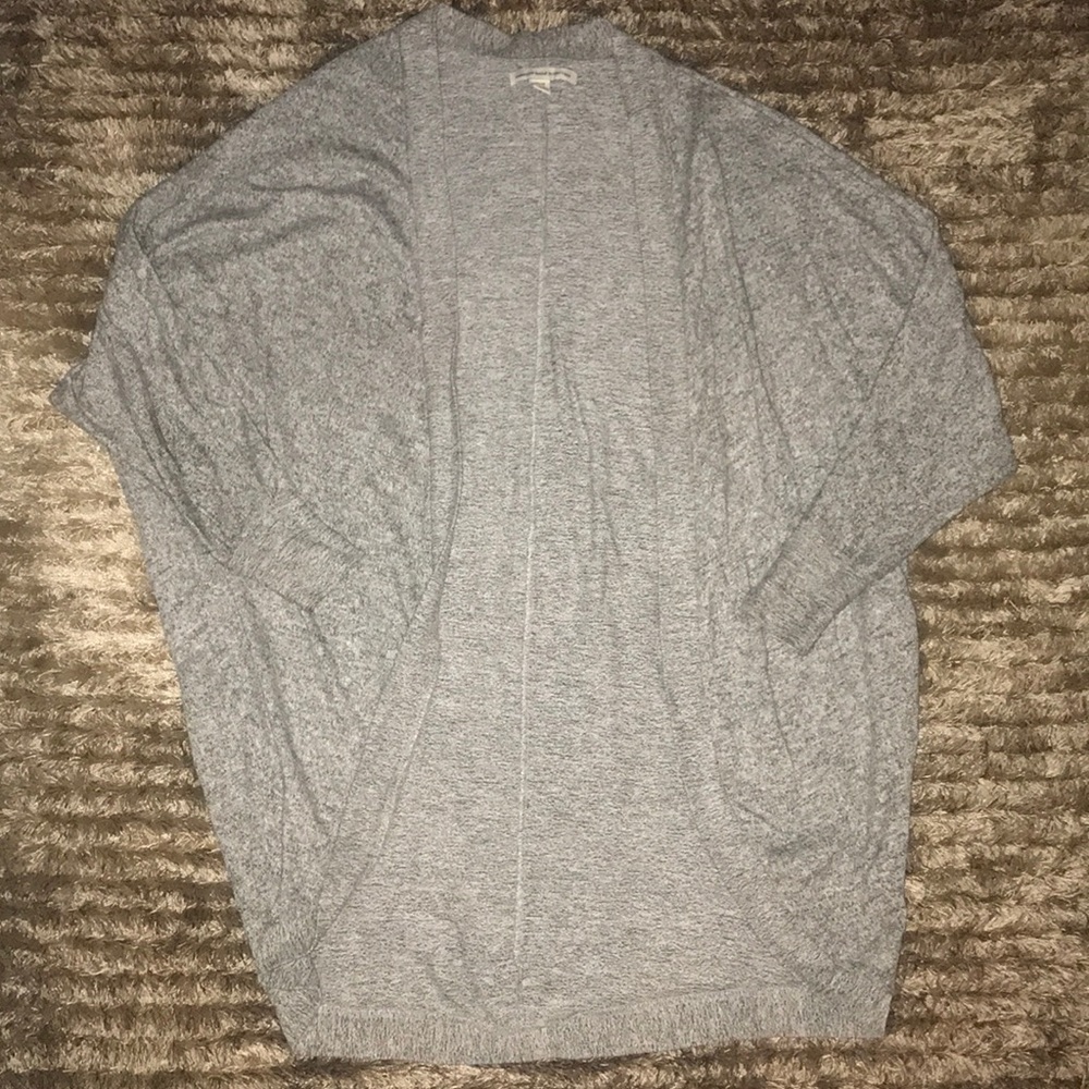 Gray American Eagle cardigan.